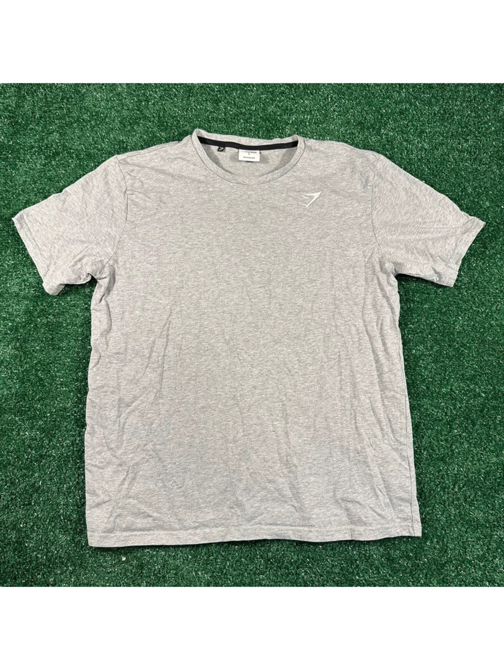 Gymshark grey short sleeve shirt size large men’s